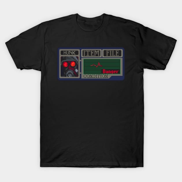 Hunk Pixel Art T-Shirt by AlleenasPixels